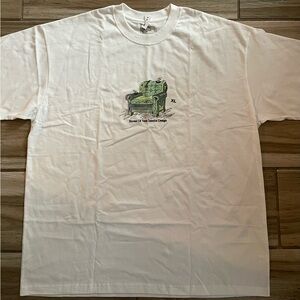 Mens White Vans Graphic Tee
